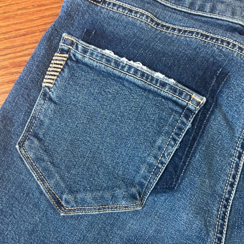 Paige Denim Jeans Julia Model Front Seam size 25 Skinny Jeans Raw Hem Pristine - Picture 11 of 14